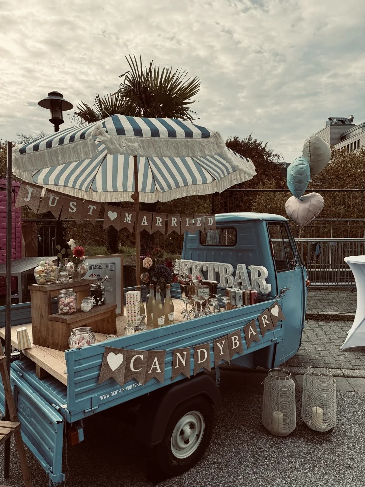 Pepe als liebevoll dekorierte Candybar